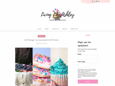 livinglikeashley.com snapshot