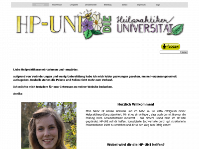 hp-uni.de snapshot