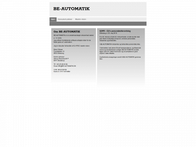 be-automatik.dk snapshot