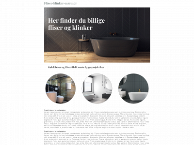 fliser-klinker-marmor.dk snapshot