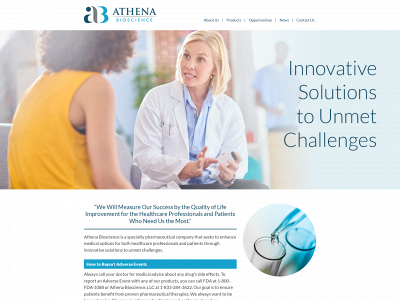 athenabioscience.com snapshot