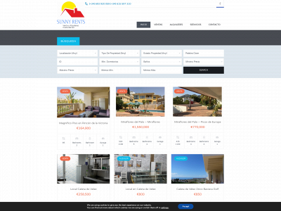 sunnyrents.com snapshot