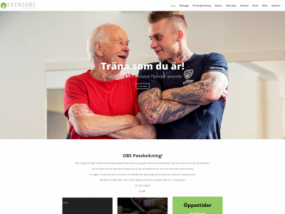 svensonshalsocenter.se snapshot