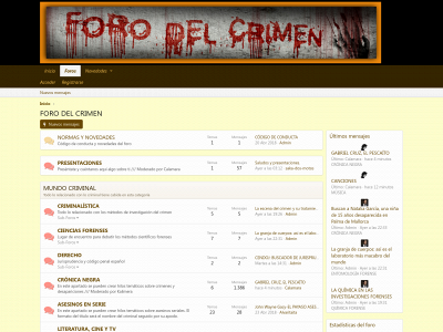 forodelcrimen.com snapshot