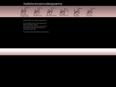 hellelorenzenvideopoems.dk snapshot