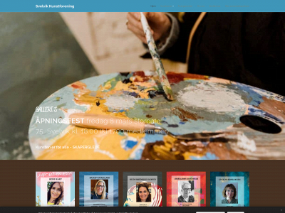 svelvikkunstforening.no snapshot