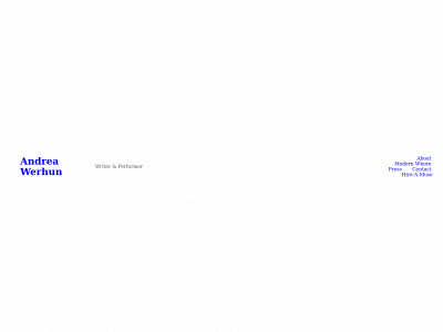 andreawerhun.com snapshot