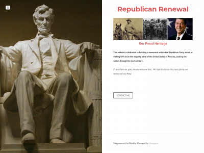 republicanrenewal.com snapshot