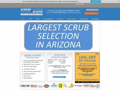 scrubsnscopes.com snapshot