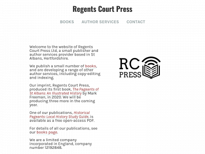 www.regentscourtpress.com snapshot