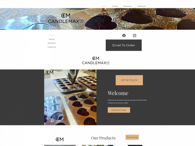 candlemax.co.uk snapshot