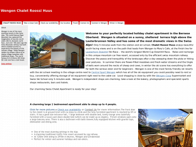chaletinwengen.com snapshot