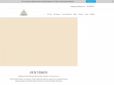 pyramidproject.org snapshot