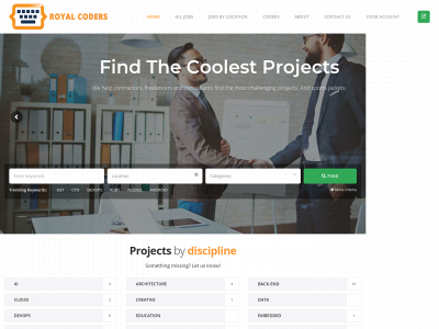 royalcoders.nl snapshot