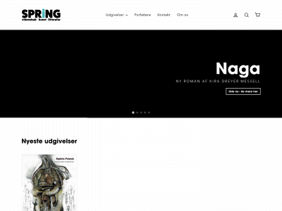 forlagetspring.dk snapshot