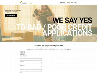 unlimited-loans.co.uk snapshot