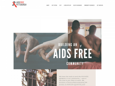 aidsfreepittsburgh.org snapshot