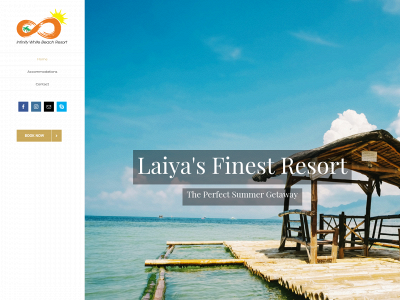 infinitywhitebeachresort.com snapshot