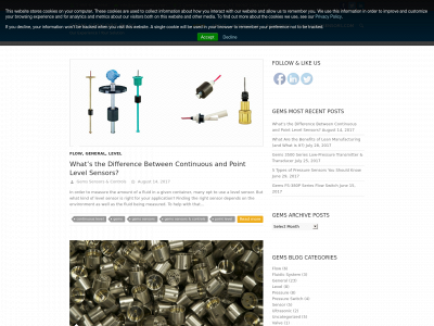 gemssensorsblog.com snapshot