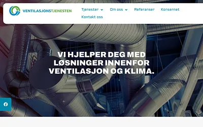 ventilasjonstjenesten.no snapshot