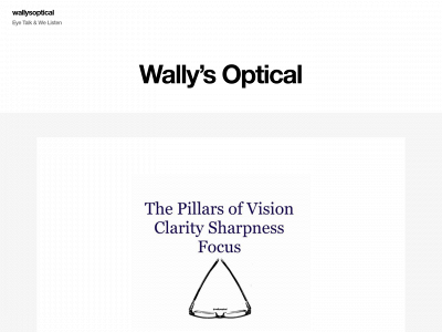 wallysoptical.com snapshot