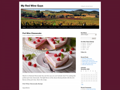 myredwineguys.com snapshot