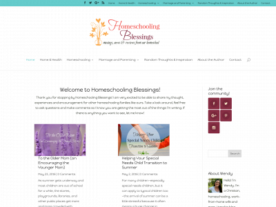 homeschoolingblessings.com snapshot