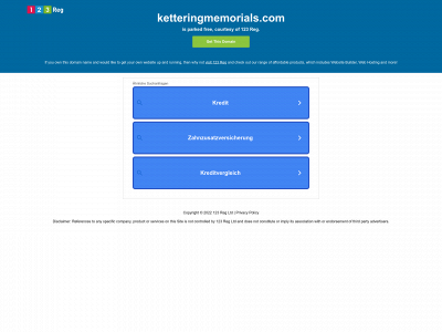 ketteringmemorials.com snapshot