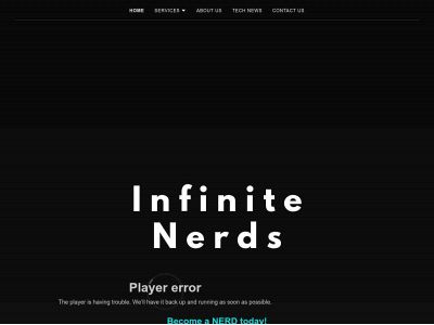 www.infinitenerds.com snapshot