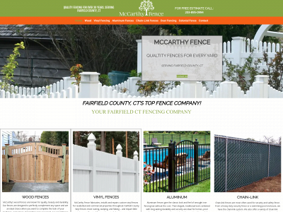 mccarthyfence.com snapshot