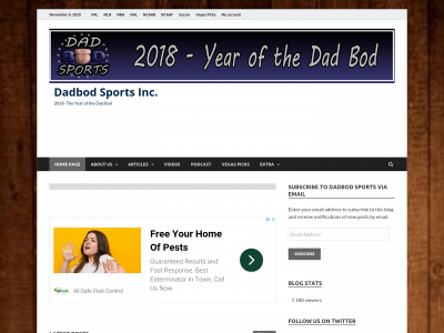 dadbodsportsinc.com snapshot