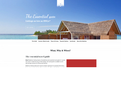 visitingmaldives.com snapshot