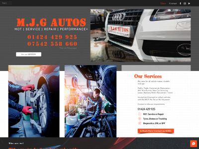 mjgautos.co.uk snapshot