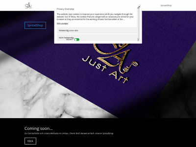 justartclothing.com snapshot