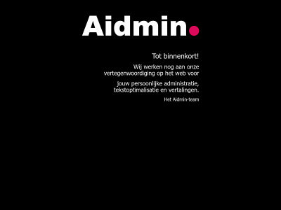 aidmin.be snapshot