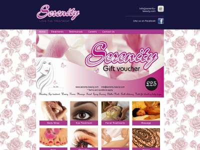 serenity-beauty.com snapshot