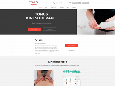 tonuskinesitherapie.be snapshot