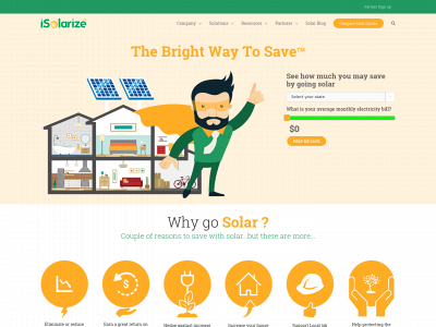 isolarize.com snapshot