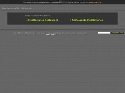 tresors-mediterrania.com snapshot