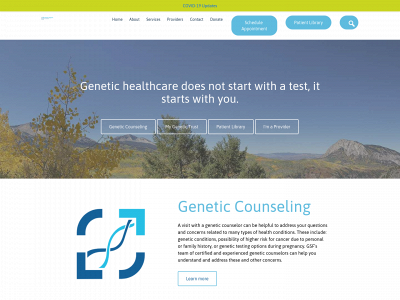 geneticsupportfoundation.org snapshot