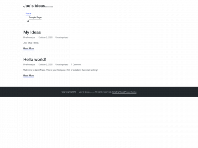 sleeperjoe.com snapshot