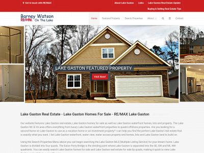 www.lakegastonrealestate.com snapshot