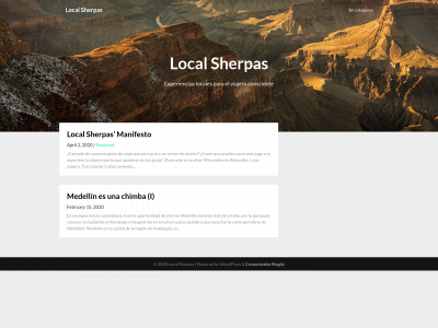 thelocalsherpas.com snapshot