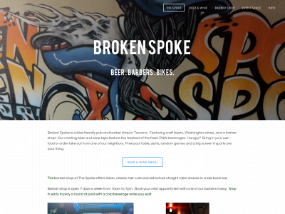 www.brokenspoketacoma.com snapshot