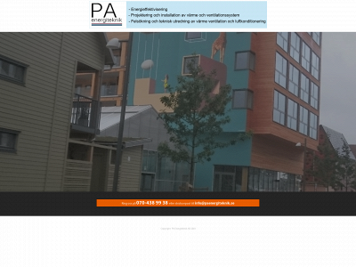 paenergiteknik.se snapshot