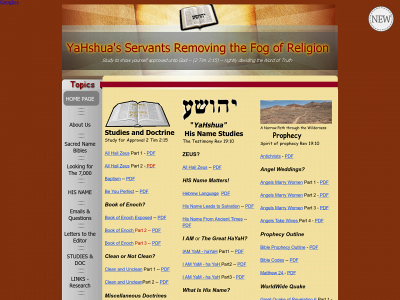 servantsofyahshua.com snapshot