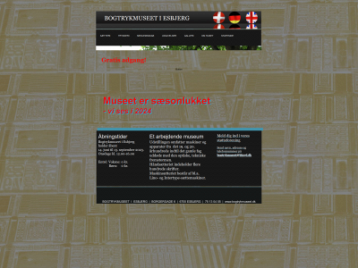 bogtrykmuseet.dk snapshot