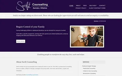 swift-counselling.co.uk snapshot