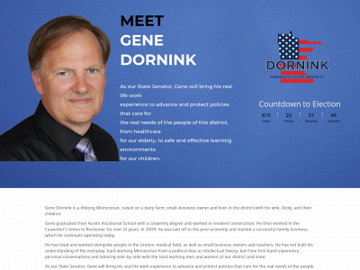 dorninkforsenate.com snapshot