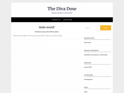 thedivadose.com snapshot